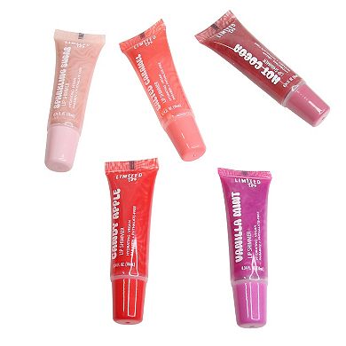 Limited Too 5-pc. Shimmer Lipgloss Cosmetic Pouch Set