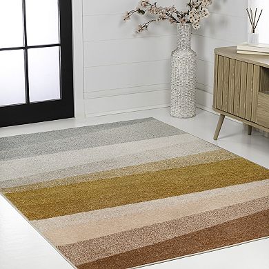 Prism Geometric Striped Area Rug