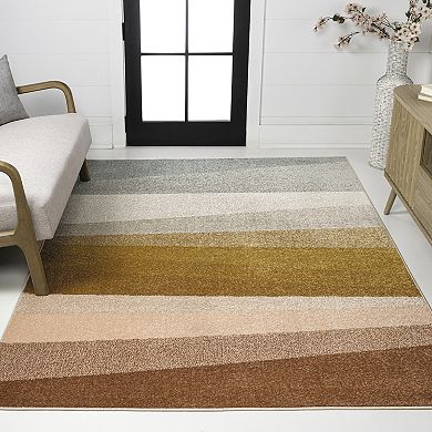 Prism Geometric Striped Area Rug