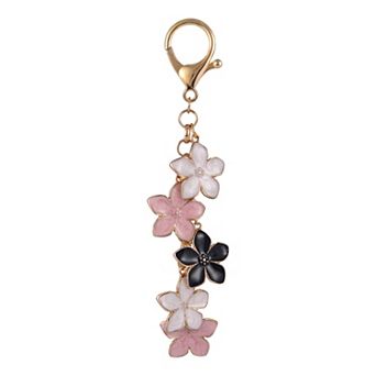 Emberly Enamel Flower Petal Bag Charm