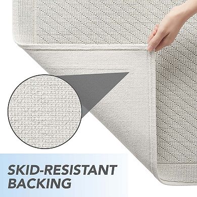 Host & Home Cotton Bath Rug 20x60 Light Gray