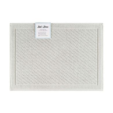 Host & Home Cotton Bath Rug 20x60 Light Gray