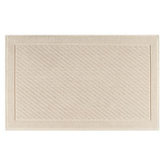 Host & Home Cotton Bath Rug 17x24 Almond Milk
