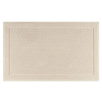 Host & Home Cotton Bath Rug 17x24 Almond Milk