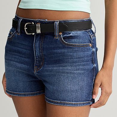 Juniors' SO® High Rise Denim Shorts