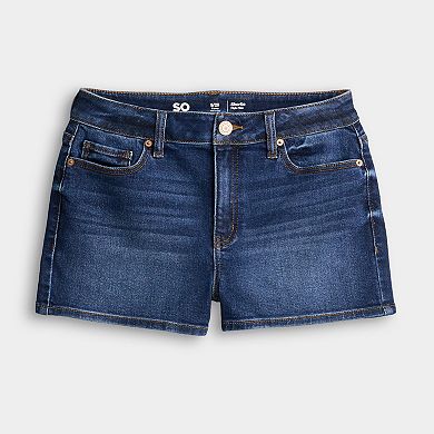 Juniors' SO® High Rise Denim Shorts