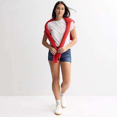 Juniors' SO® High Rise Denim Shorts