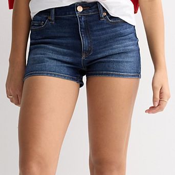 Juniors' SO® High Rise Denim Shorts