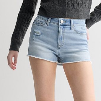 Juniors' SO® High Rise Denim Shorts