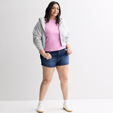 Juniors' Plus Size SO® High Rise Shorts