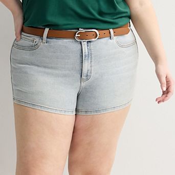 Juniors' Plus Size SO® High Rise Shorts