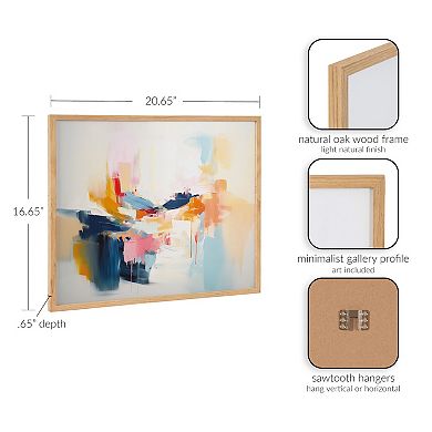 Gallery Elegant Coastal Beach Abstract Print by The Creative Bunch Studio