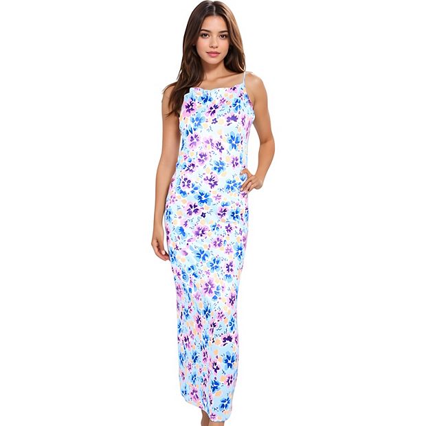 chinese dress ladies PRETTYGARDEN Women's Summer Flowy Maxi Dress Casual Sleeveless Spaghet main image 0