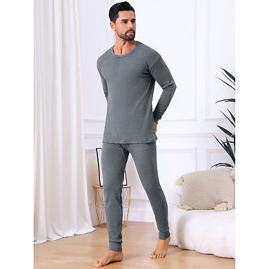 Men's 2-piece Long Underwear Set Top and Bottom