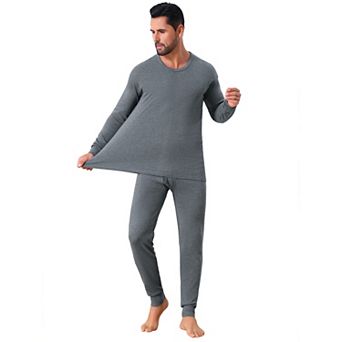Men's 2 pc Long Underwear Set Top and Bottom