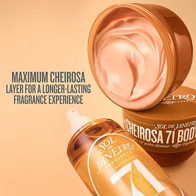 Cheirosa 71 Vanilla & Macadamia Scented Body Cream for Dry Skin