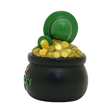 Celebrate Together™ Peanuts Snoopy & Woodstock "Happy St. Patrick's Day" Pot of Gold Resin Table Decor