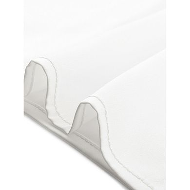 Women's Satin Top Elegant Sleeveless Pleated Mock Neck Ruffle Trim Solid Work Blouse Silk Tank Tops