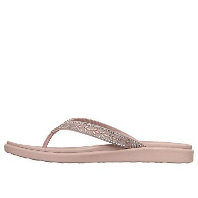 Skechers® Meditation Luxe Classic Romance Women's Cushioned Flip Flop Sandals