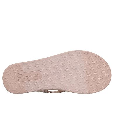 Skechers® Meditation Luxe Classic Romance Women's Cushioned Flip Flop Sandals