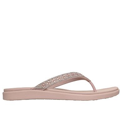Skechers® Meditation Luxe Classic Romance Women's Cushioned Flip Flop Sandals