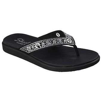 Skechers® Meditation Luxe Sunny Glow Women's Cushioned Flip Flop Sandals
