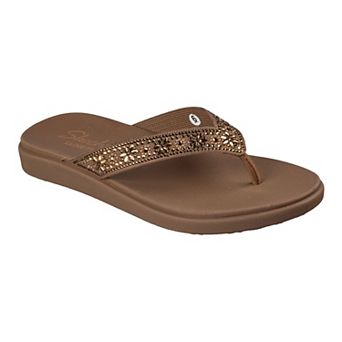 Skechers® Meditation Luxe Sunny Glow Women's Cushioned Flip Flop Sandals
