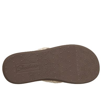 Skechers® Relaxed Fit Women's Braided Knit Thong Sandals