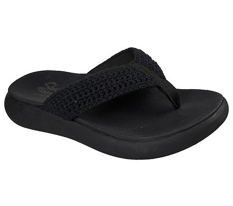 Женские сандалии Skechers Relaxed Fit Women's Braided Knit Thong Sandals