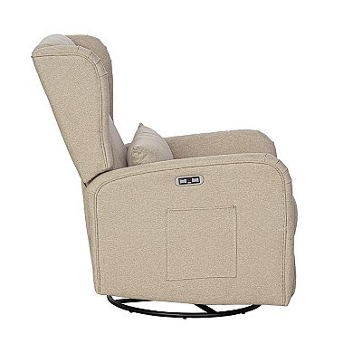 Madison Park Candace 3-in-1 Power Recliner with Swivel