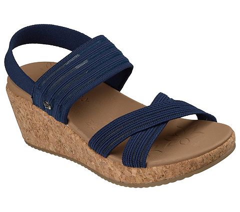 Женские сандалии Skechers Arch Fit Beverlee 2.0 Women's Wedge Slip-On Sandals