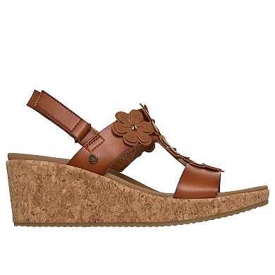 Skechers® Beverlee 2.0 Women's Wedge Slip-On Floral Sandals