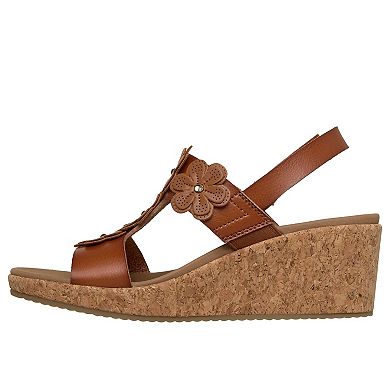 Skechers® Beverlee 2.0 Women's Wedge Slip-On Floral Sandals