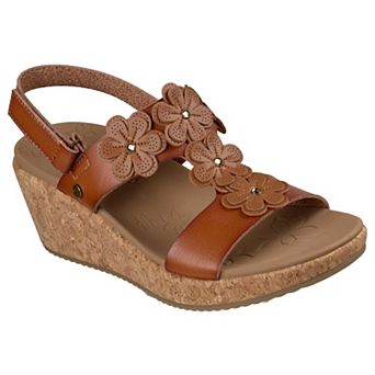 Skechers® Beverlee 2.0 Women's Wedge Slip-On Floral Sandals