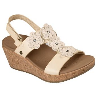 Skechers® Beverlee 2.0 Women's Wedge Slip-On Floral Sandals