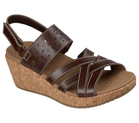 Женские сандалии Skechers Arch Fit Beverlee 2.0 Women's Wedge Comfort Sandals
