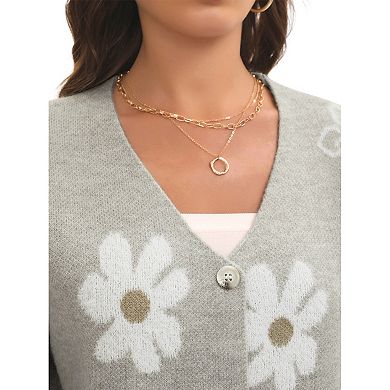 Floral Cardigan Sweaters for Women V Neck Button Down Open Front Long Sleeve Knit Outerwear