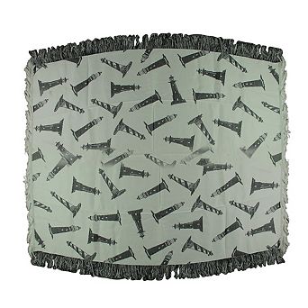 Manual Weavers Lighthouse Print Throw Blanket 48 X 60