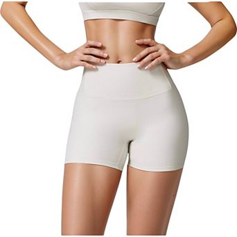 Women's High Waist Compression Athletic Shorts with Supportive Stretch Fit and Streamlined Seams