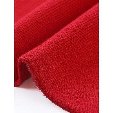 Button Down Cardigan Sweater for Women's Long Sleeve Crew Neck Solid Casual Knitted Jacket