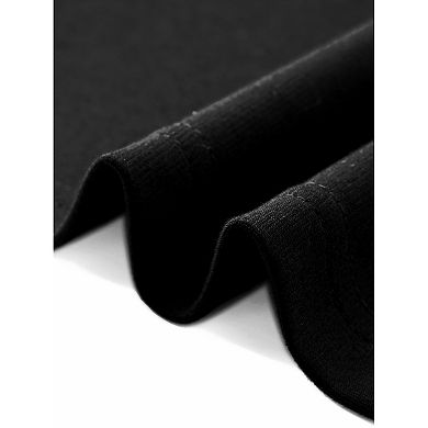 Square Neck Dress for Women's Long Sleeve A-Line Casual Above the Knee Dresses