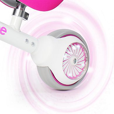 Allobebe Baby Balance Bike, Ages 1-3, 3-Wheel Ride-On with Adjustable Seat & Silent Wheels