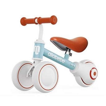 Allobebe Baby Ride-On Balance Bike for 12 to 30 Months, Adjustable Seat, Soft Silent 3-Wheel Ride-On