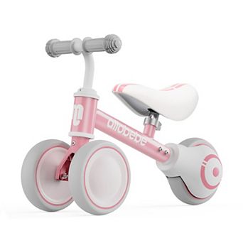 Allobebe Baby Ride-On Balance Bike for 12 to 30 Months, Adjustable Seat, Soft Silent 3-Wheel Ride-On