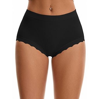 Women's High Waisted Underpantys Breathable Tummy Control Briefs