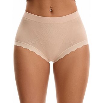 Women's High Waisted Underpantys Breathable Tummy Control Briefs