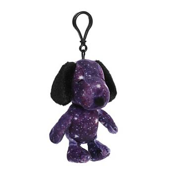 Aurora Mini Purple Peanuts 5" Spaced Out Snoopy Clip-On Adorable Stuffed Animal
