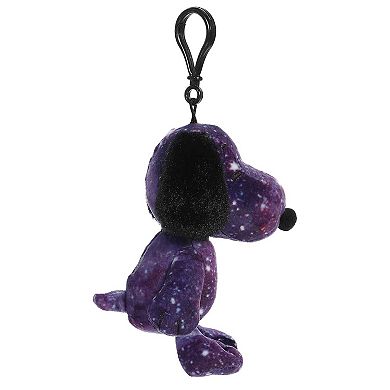 Aurora Mini Purple Peanuts 5" Spaced Out Snoopy Clip-On Adorable Stuffed Animal