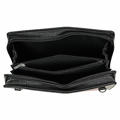 Black Vinyl Edgar Allen Poe Stories & Poetry Book Handbag Novelty Crossbody Bag