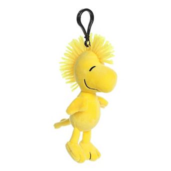 Aurora Mini Yellow Peanuts 4.5" Woodstock Clip-On Adorable Stuffed Animal